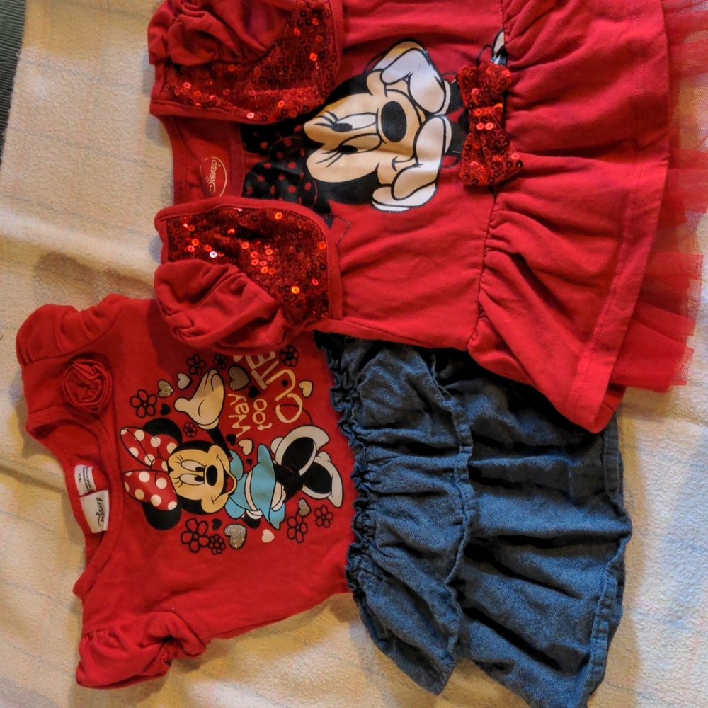 Minnie Mouse Dress and Shirt
